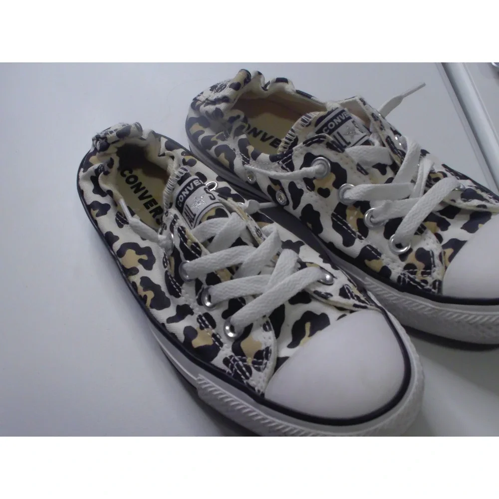 Converse Chuck Taylor AllStar Shoreline Leopard Print SlipOn Sneakers 7.5 Womens - Picture 9 of 9